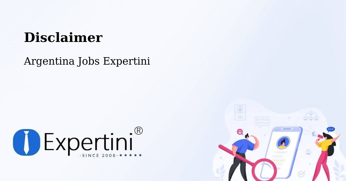 Disclaimer – Departamento De Quitilipi - Argentina Jobs Expertini