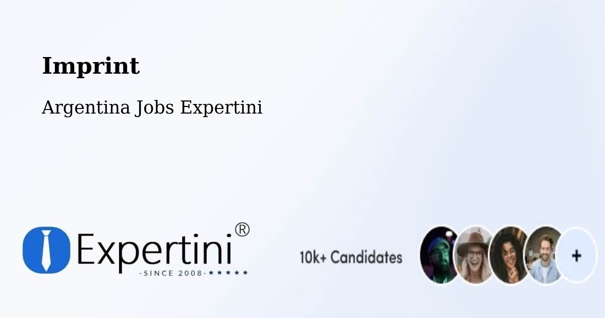Imprint – Departamento De Quitilipi - Argentina Jobs Expertini
