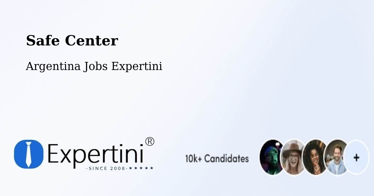 Safety Center – Departamento De Quitilipi - Argentina Jobs Expertini